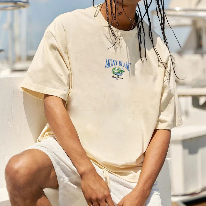 Men's Mont Blanc Print T-shirt - 23526
