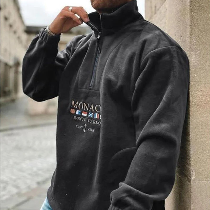 Vintage Unisex Monaco Monte Carlo Yacht Club Hoodie - 23513