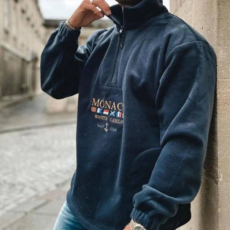 Vintage Unisex Monaco Monte Carlo Yacht Club Hoodie - 23513