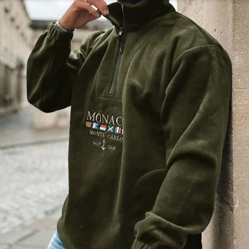 Vintage Unisex Monaco Monte Carlo Yacht Club Hoodie - 23513