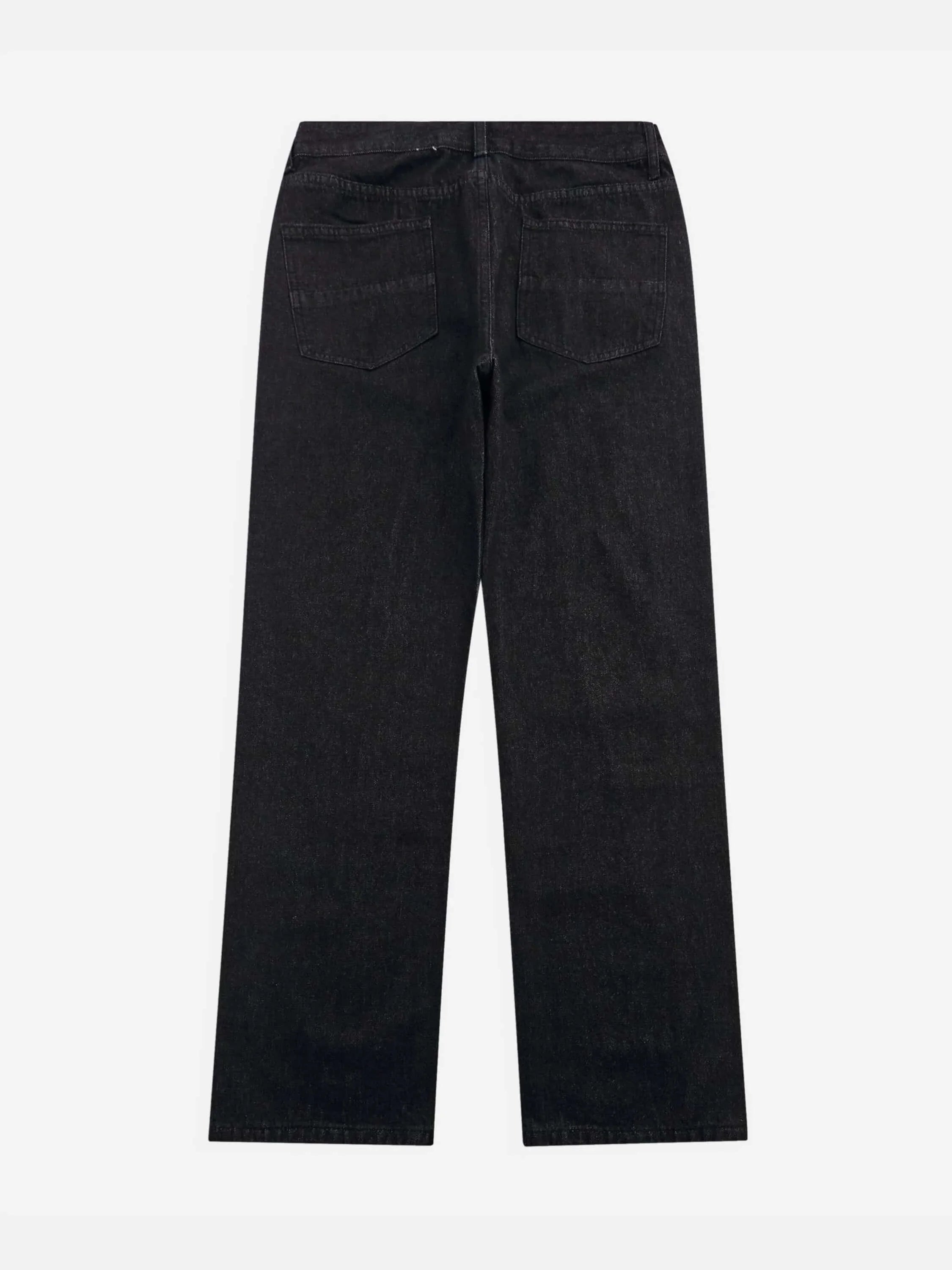 European And American High Street Embroidered Jeans Couple-2239