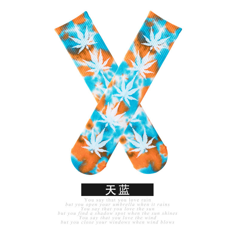Tie-Dye Mid-Calf Socks