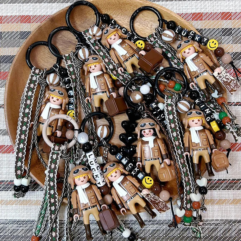 Pilot Themed Mobi Handmade Bag Accessories & Keychains