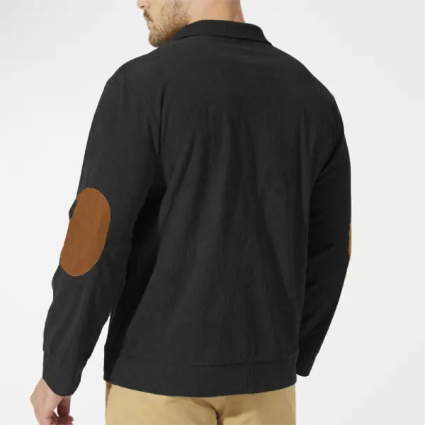 Men's Outdoor Casual Stand Collar Long Sleeve Sweatshirt - 23231