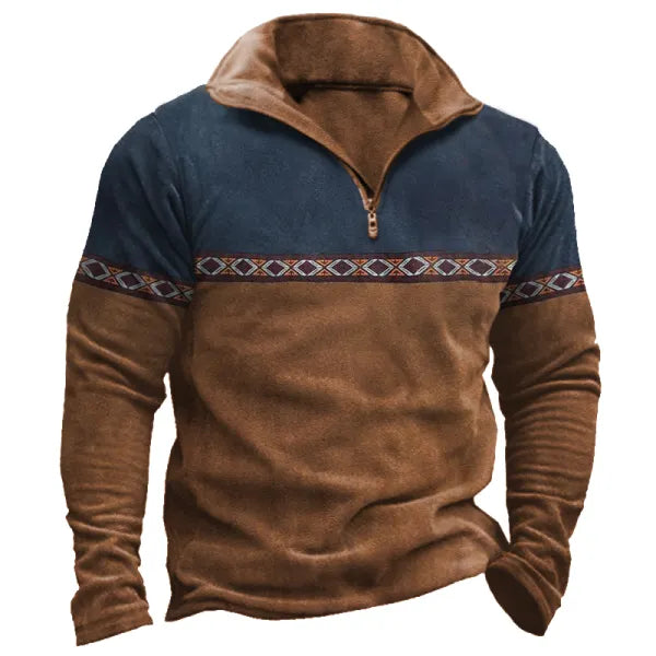 Men's Aztec Winter Sweatshirt - 23238