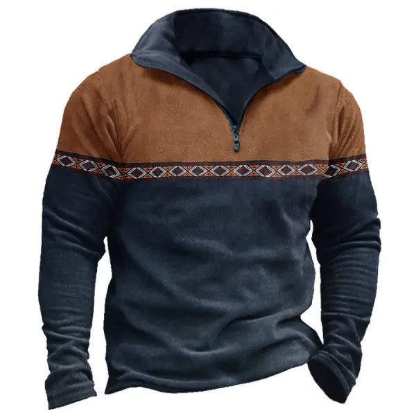 Men's Aztec Winter Sweatshirt - 23238