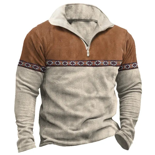 Men's Aztec Winter Sweatshirt - 23238