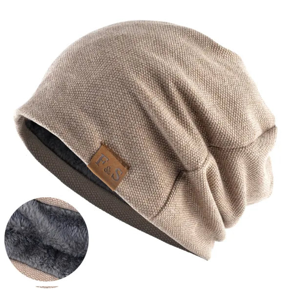 Men Vintage Warm Knitted Beanie Hat Outdoor Tactical Hat - 23252