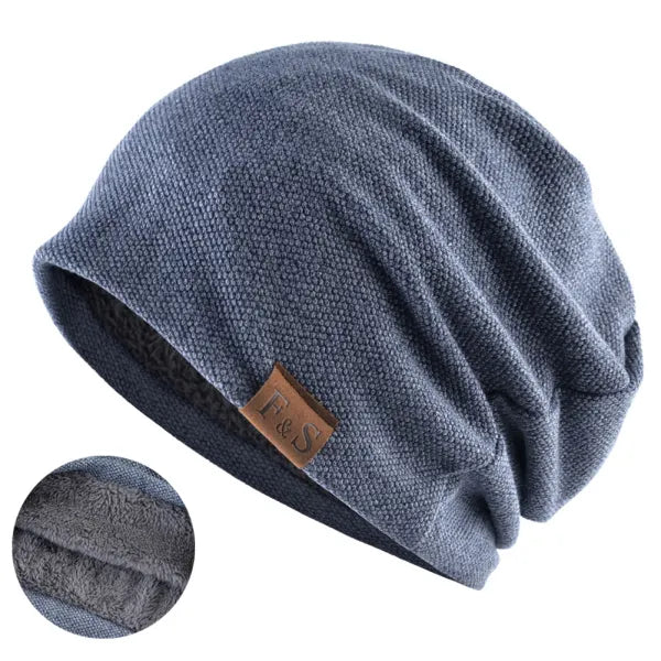 Men Vintage Warm Knitted Beanie Hat Outdoor Tactical Hat - 23252