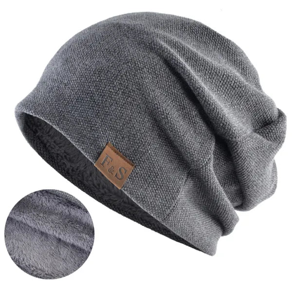 Men Vintage Warm Knitted Beanie Hat Outdoor Tactical Hat - 23252