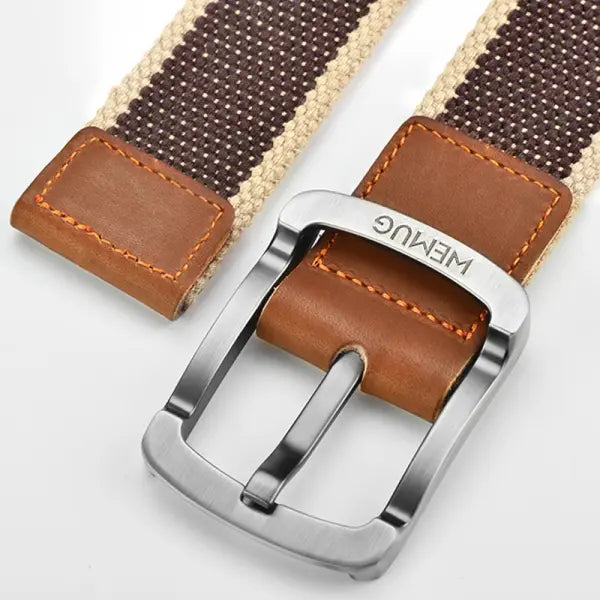 Men's Outdoor Casual Canvas Pin Buckle Belt - 23254