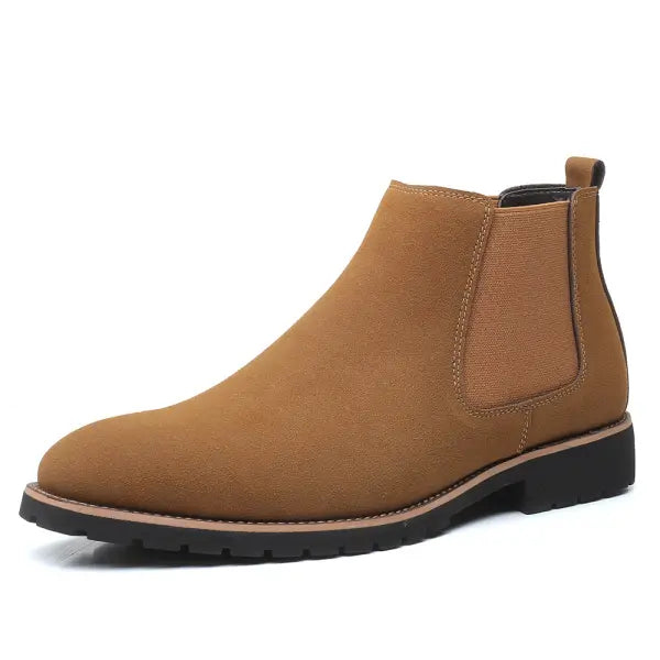 Suede Retro Chelsea Martin Boots Men's Blundstone Dupe Boots - 23289