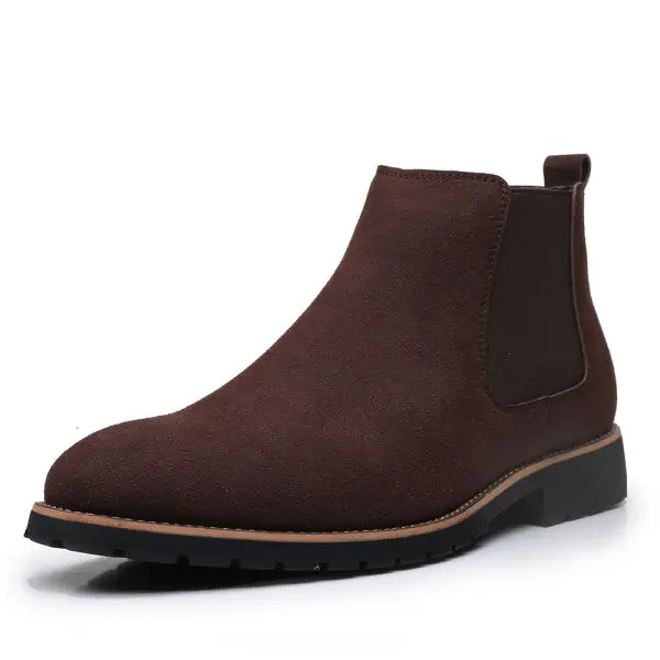 Suede Retro Chelsea Martin Boots Men's Blundstone Dupe Boots - 23289