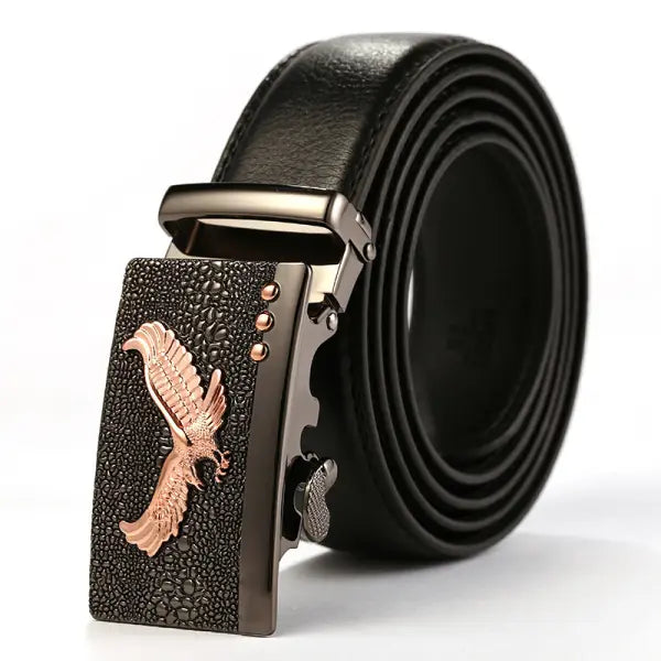 Men's Outdoor Retro Automatic Buckle Eagle Belt - 23304