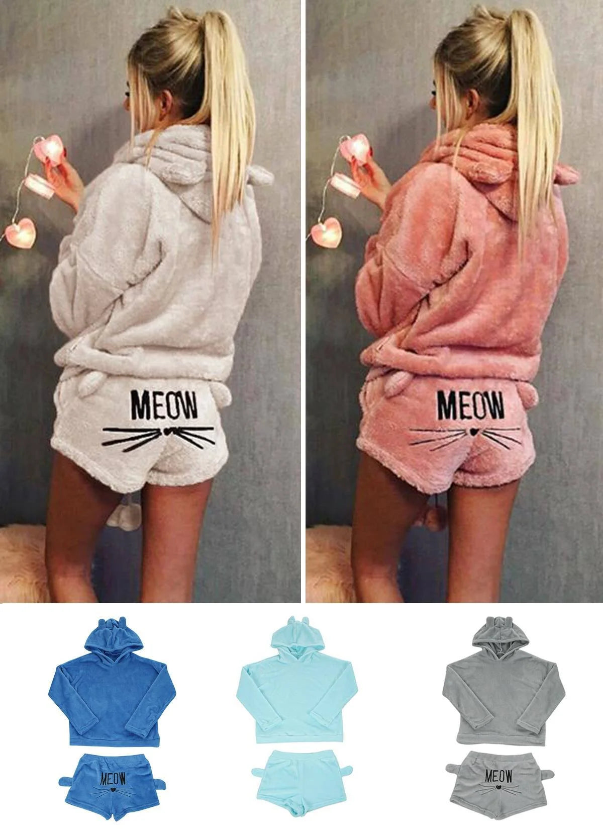 SNUG N' COZY CAT PJS SET