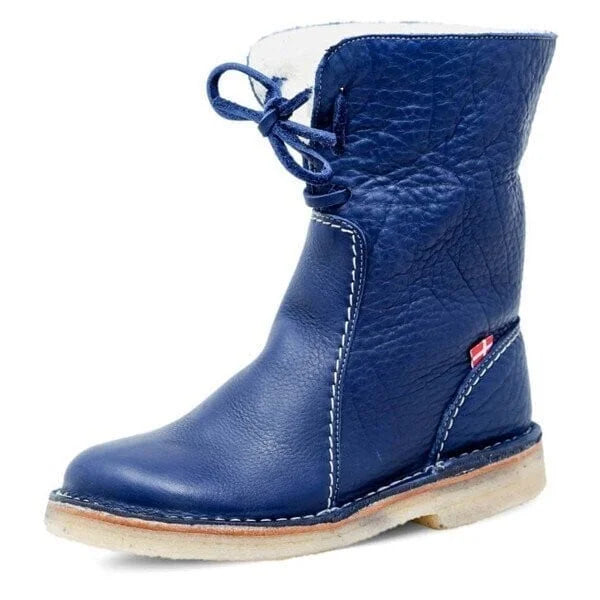 Last Day 49% OFF - Vintage Buttery-Soft Waterproof Wool Lining Boots - WM23012