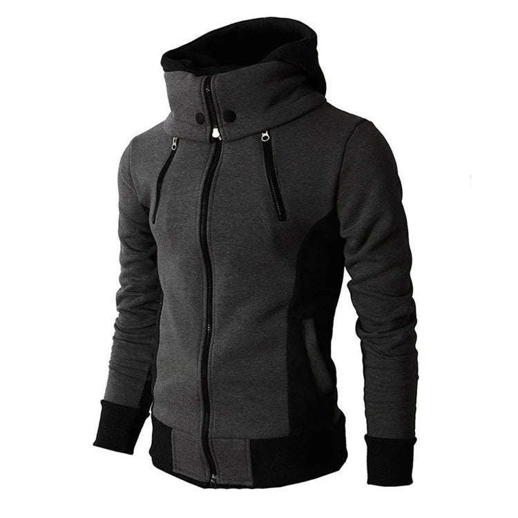 Men's outdoor hooded zipper sweatshirt - 23509