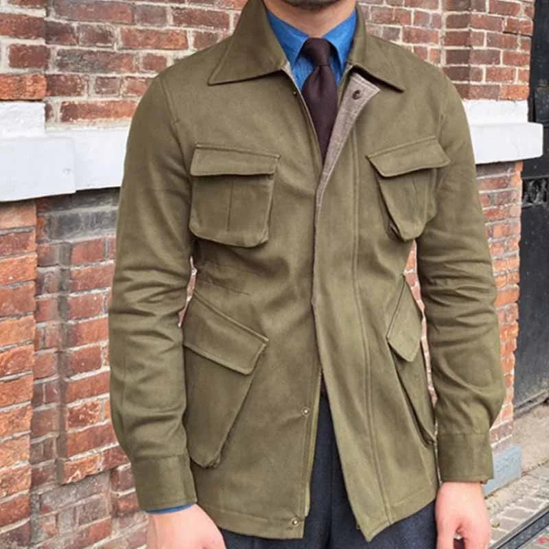 Men's Jacket Vintage Hunting Jacket - 23318