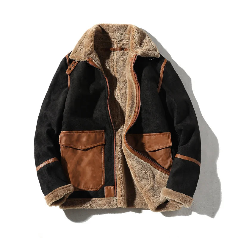 Men's shearling jacket - 23312