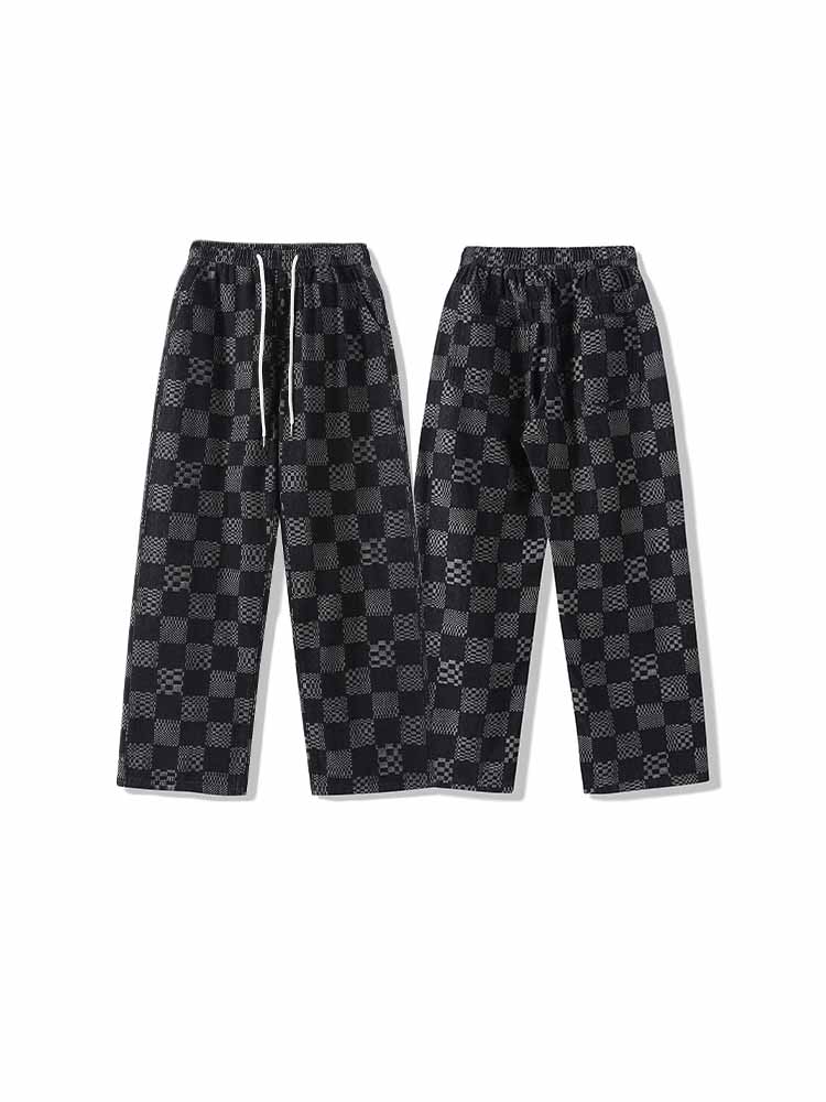 Vintage Checkerboard Jeans - 23115