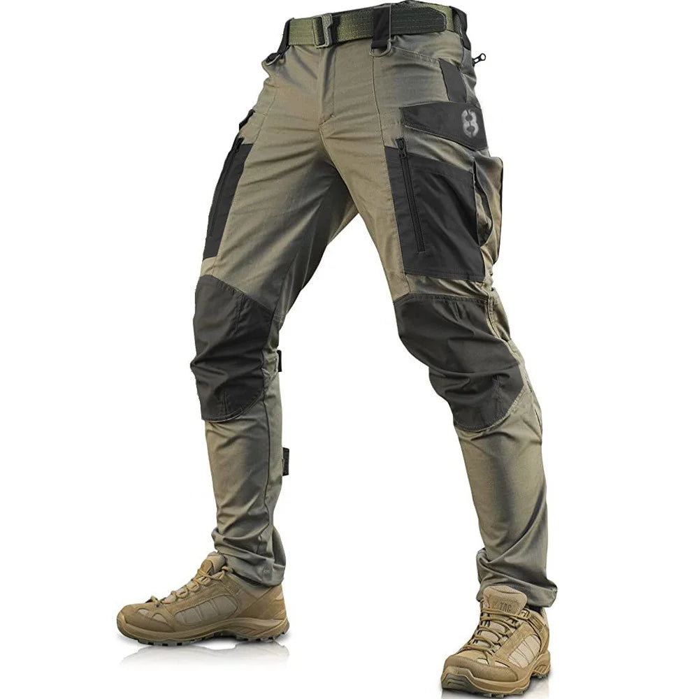 Men's Outdoor Wear-Resistant Pocket Tactical Pants - 23326