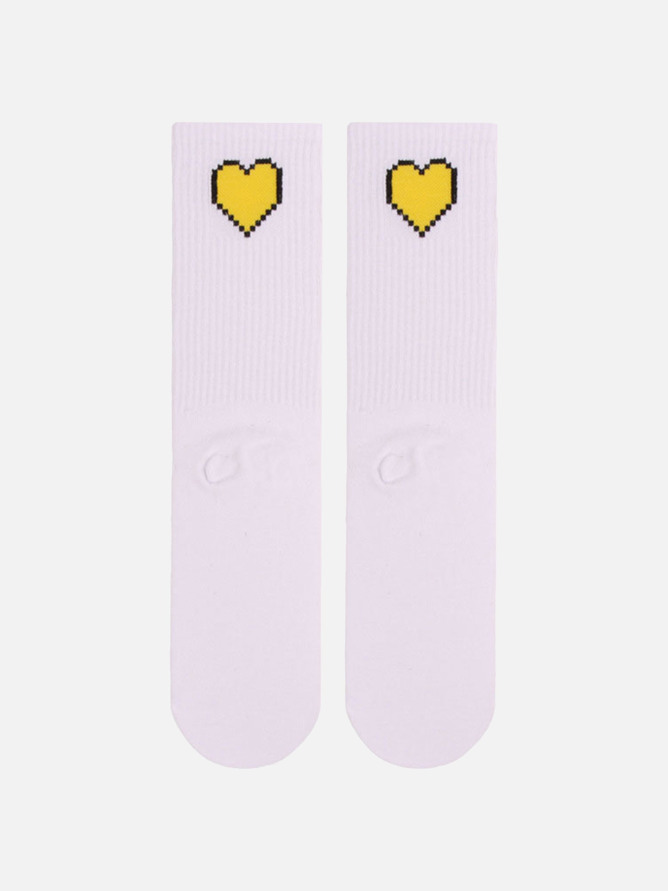 Hip-hop Fun Love Heart Long Socks For Couples - 2374