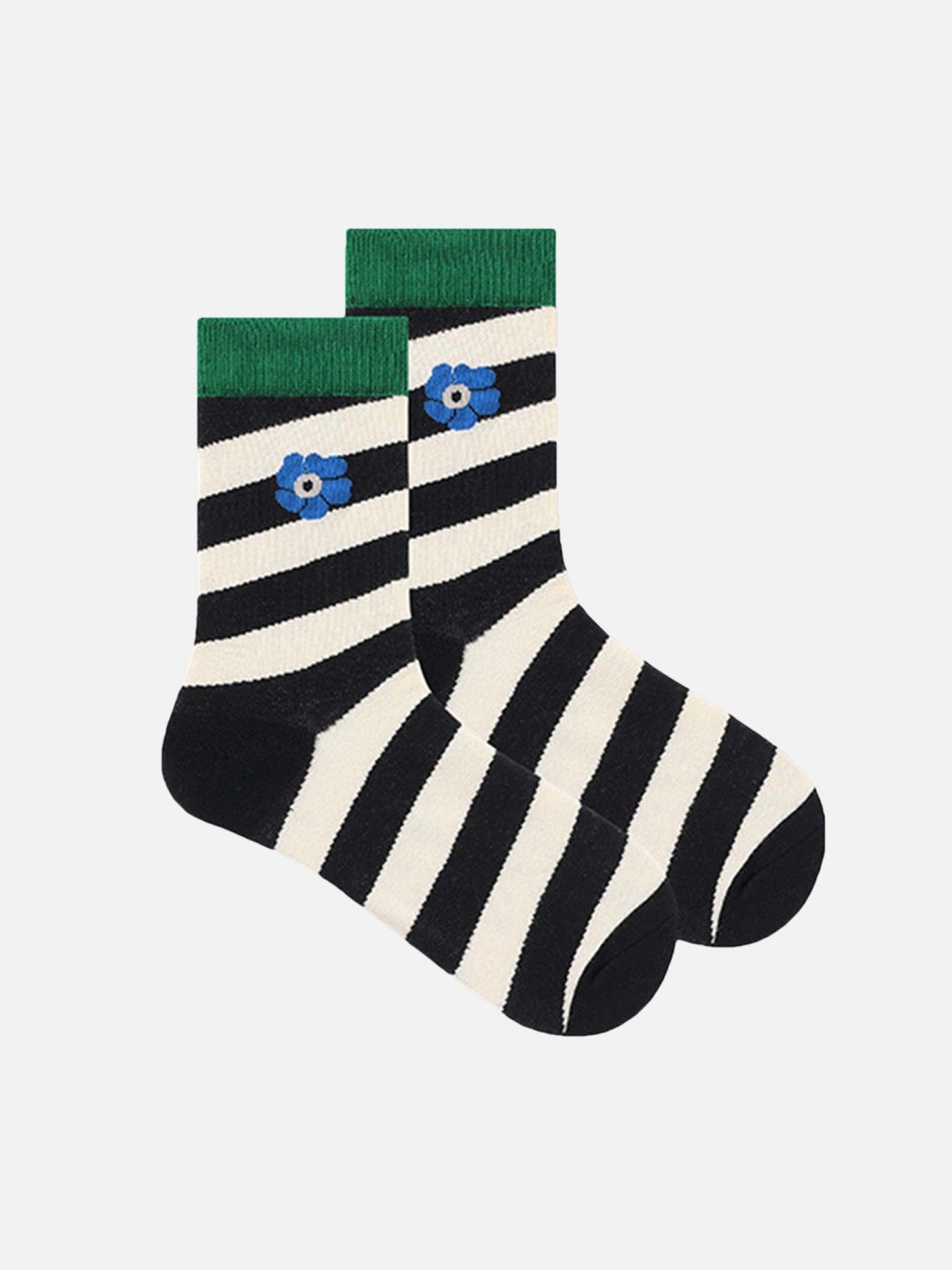 College Style Personalized Striped Cotton Socks - 2370