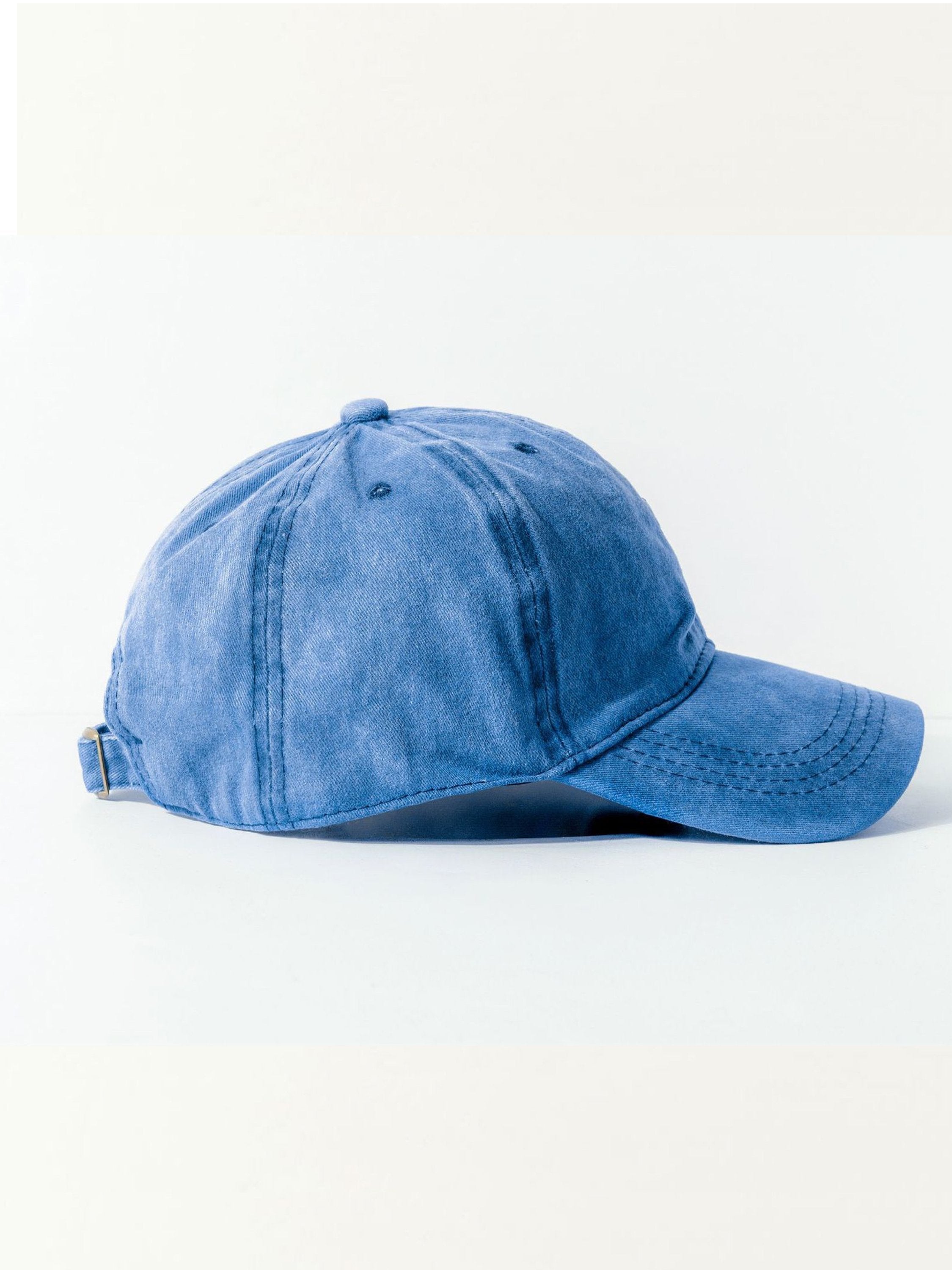 The Supermade Men Solid Color Heavy Washed Canvas Cap -1072 - SuperMade®