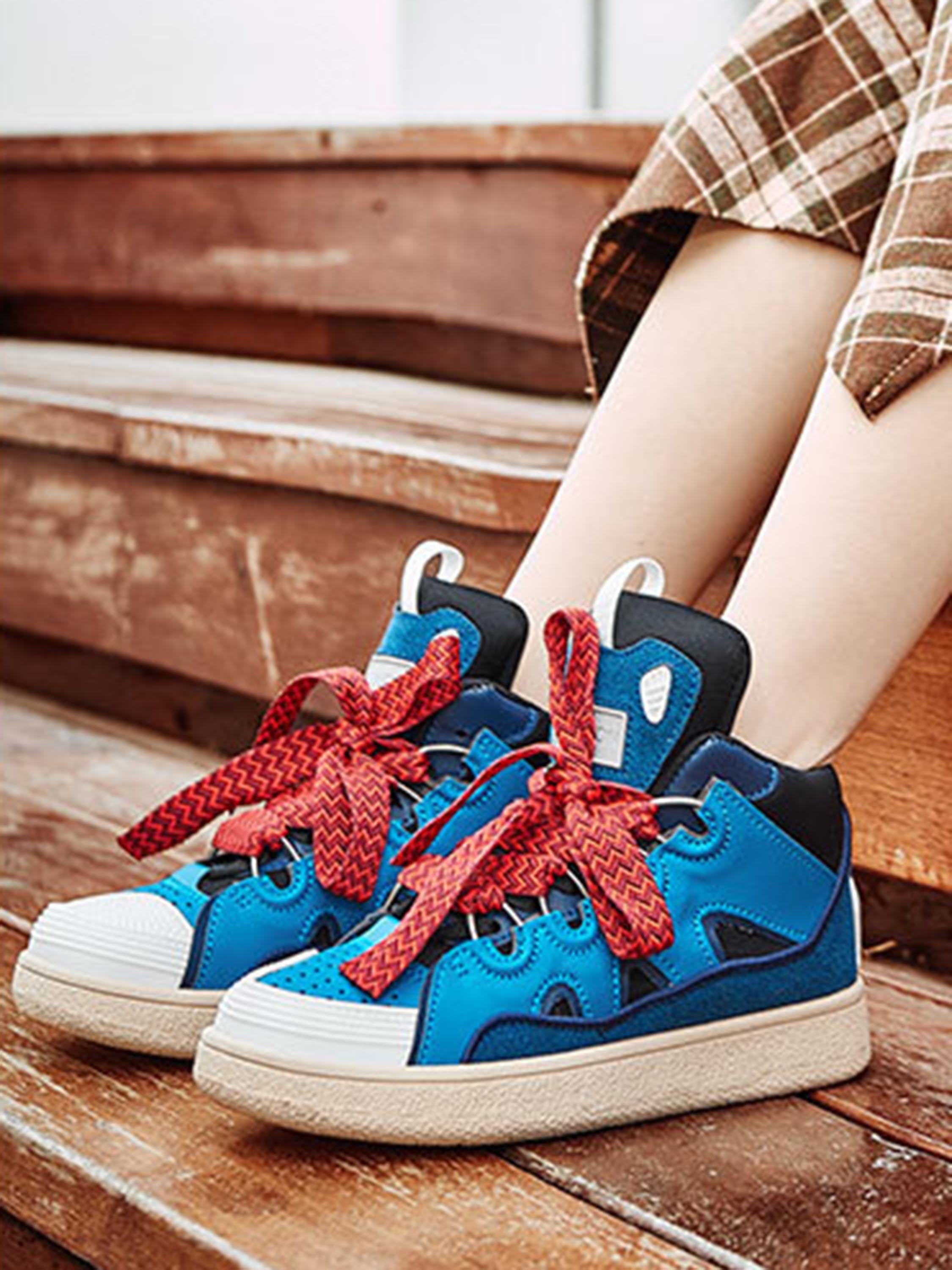 American Hip Hop High Top Casual Sneakers - 23347