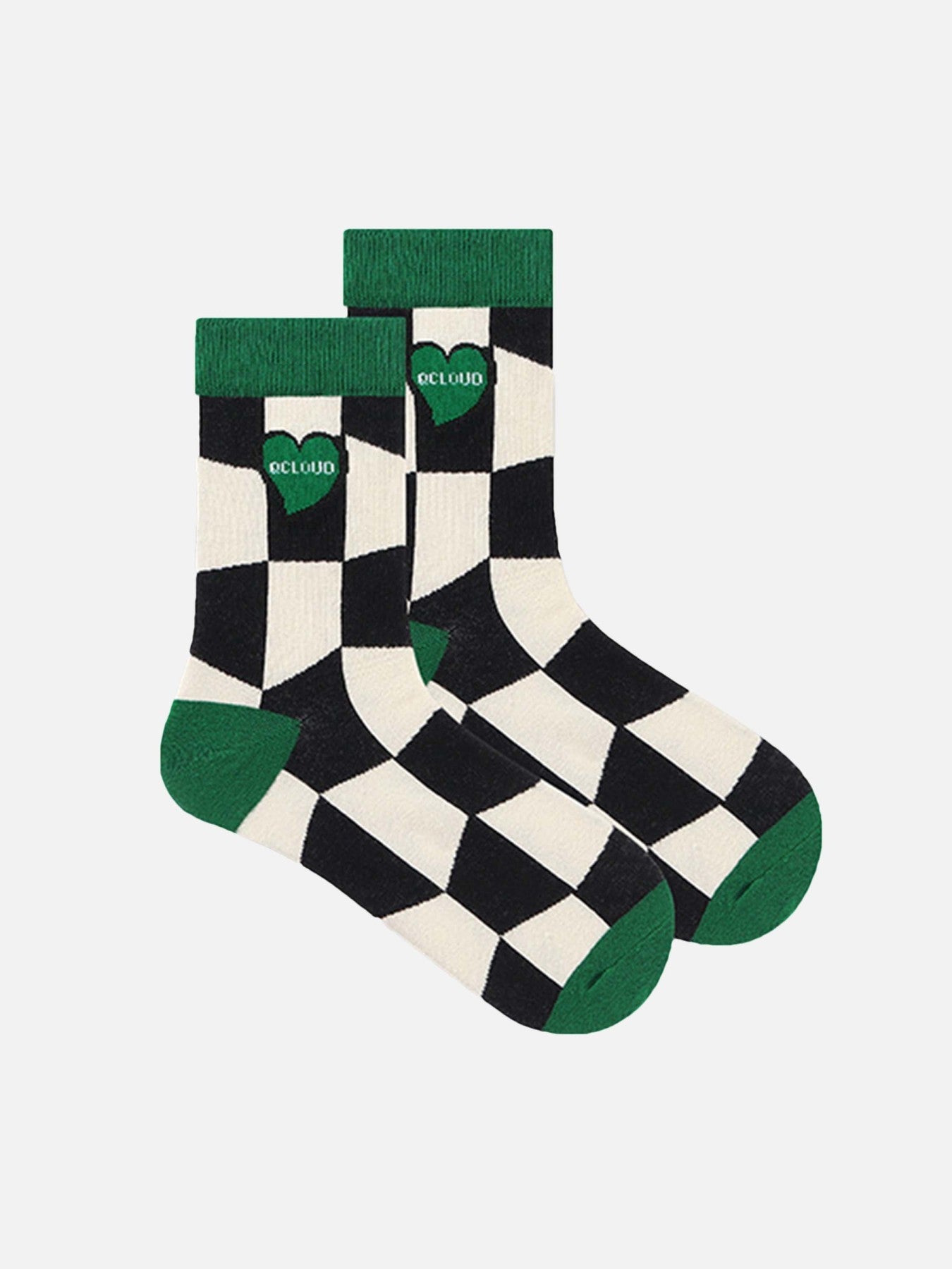 College Style Personalized Striped Cotton Socks - 2370