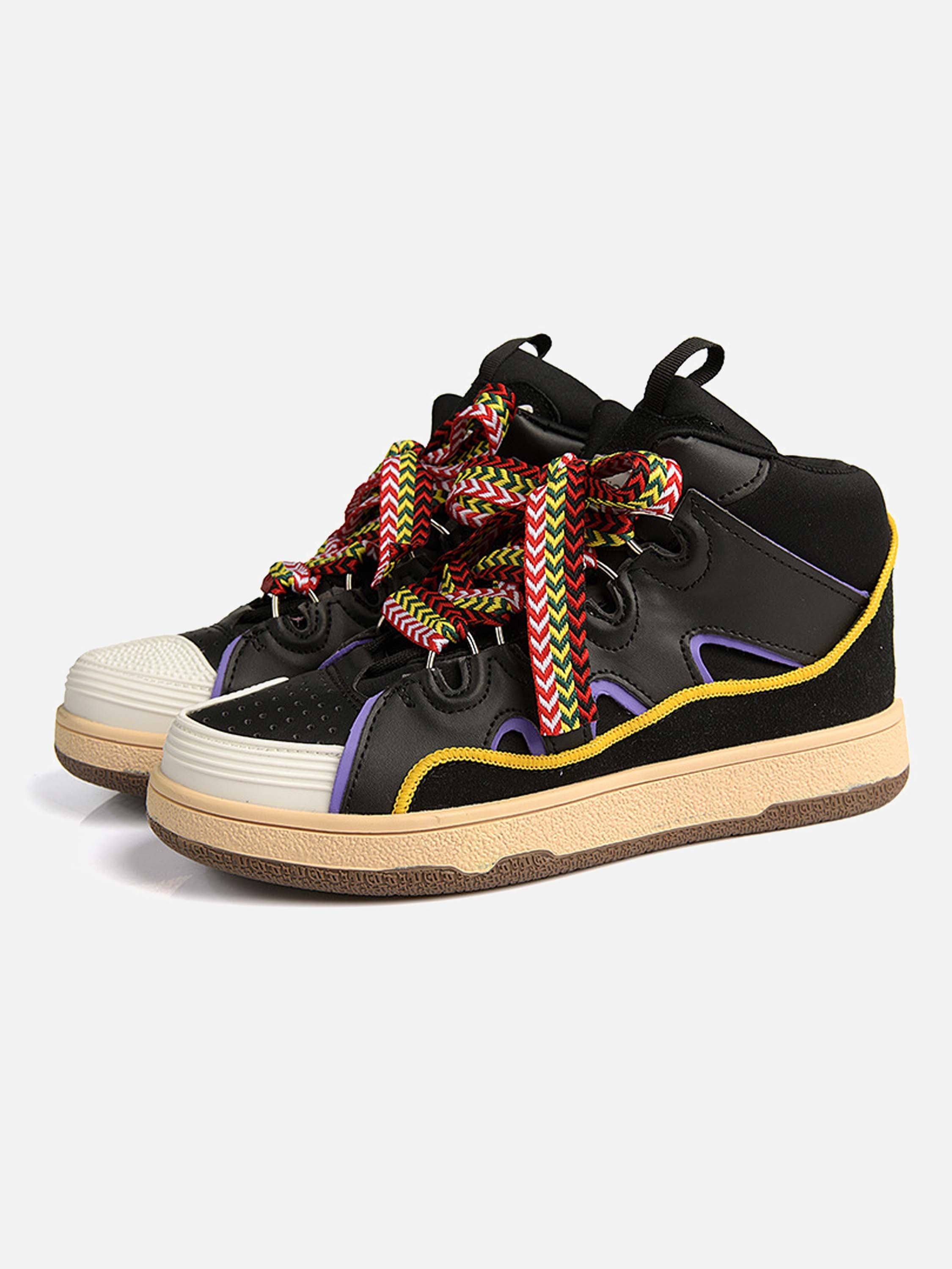 American Hip Hop High Top Casual Sneakers - 23347