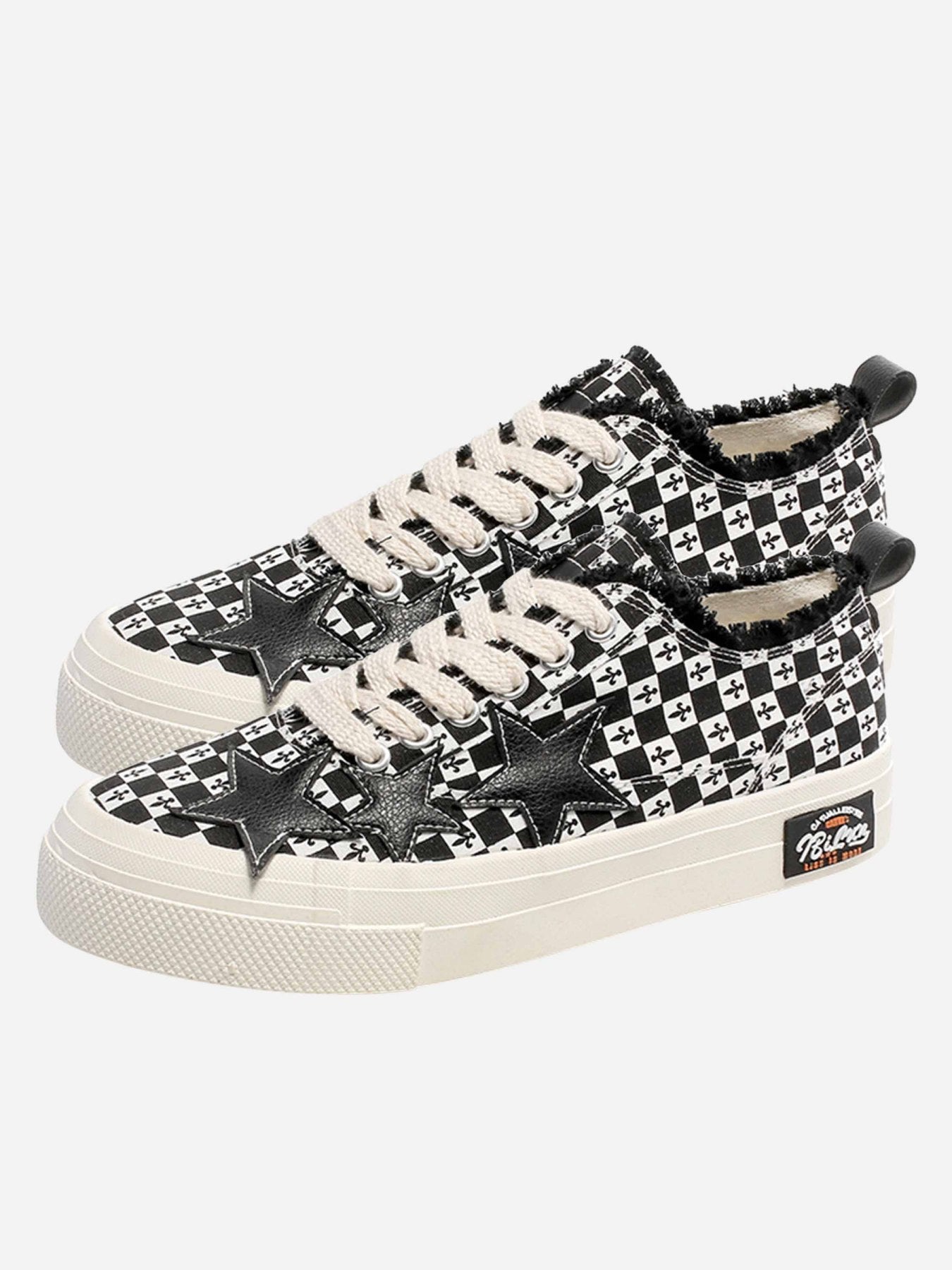 Retro Star Canvas Shoes - 23462