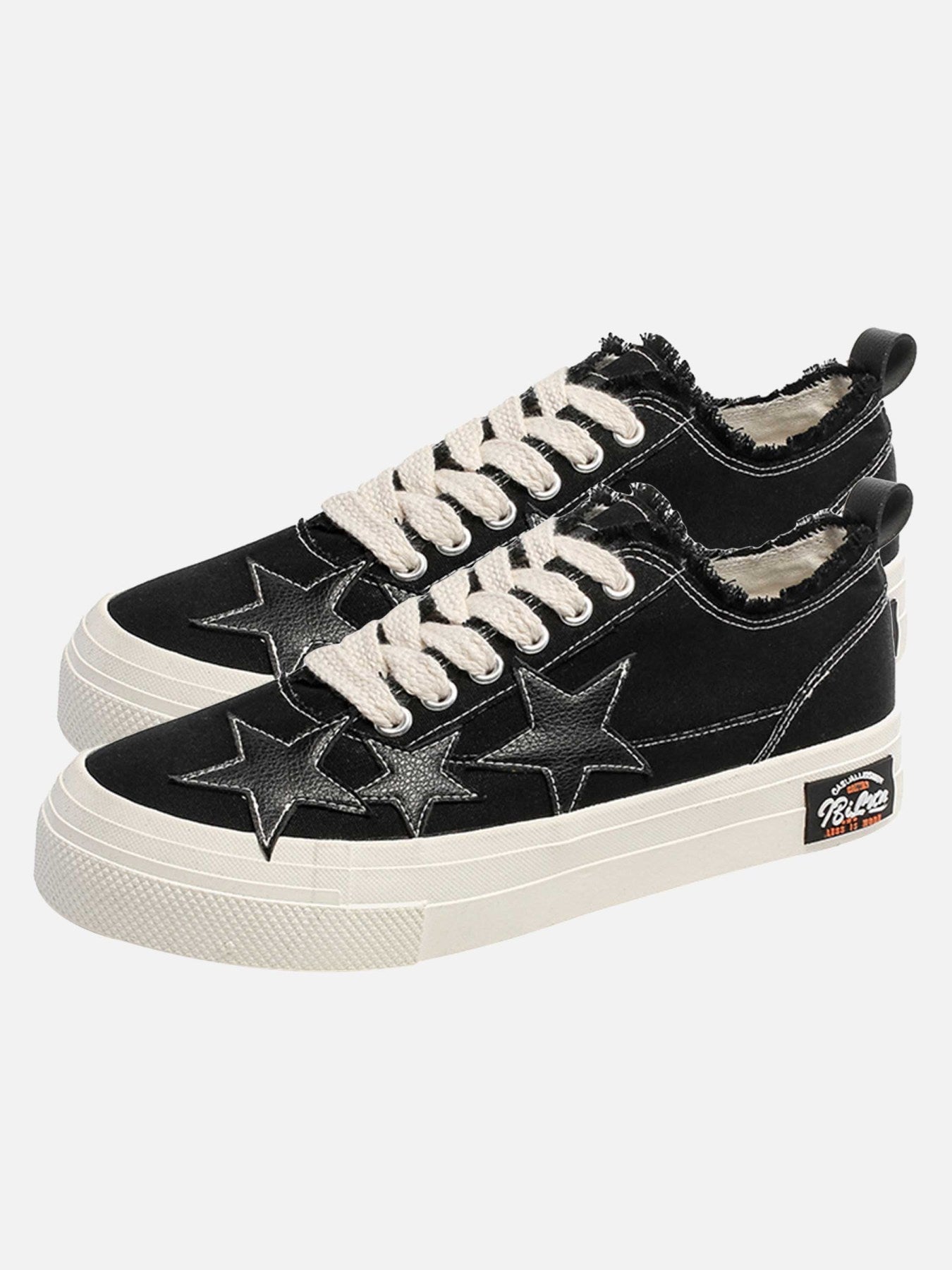 Retro Star Canvas Shoes - 23462