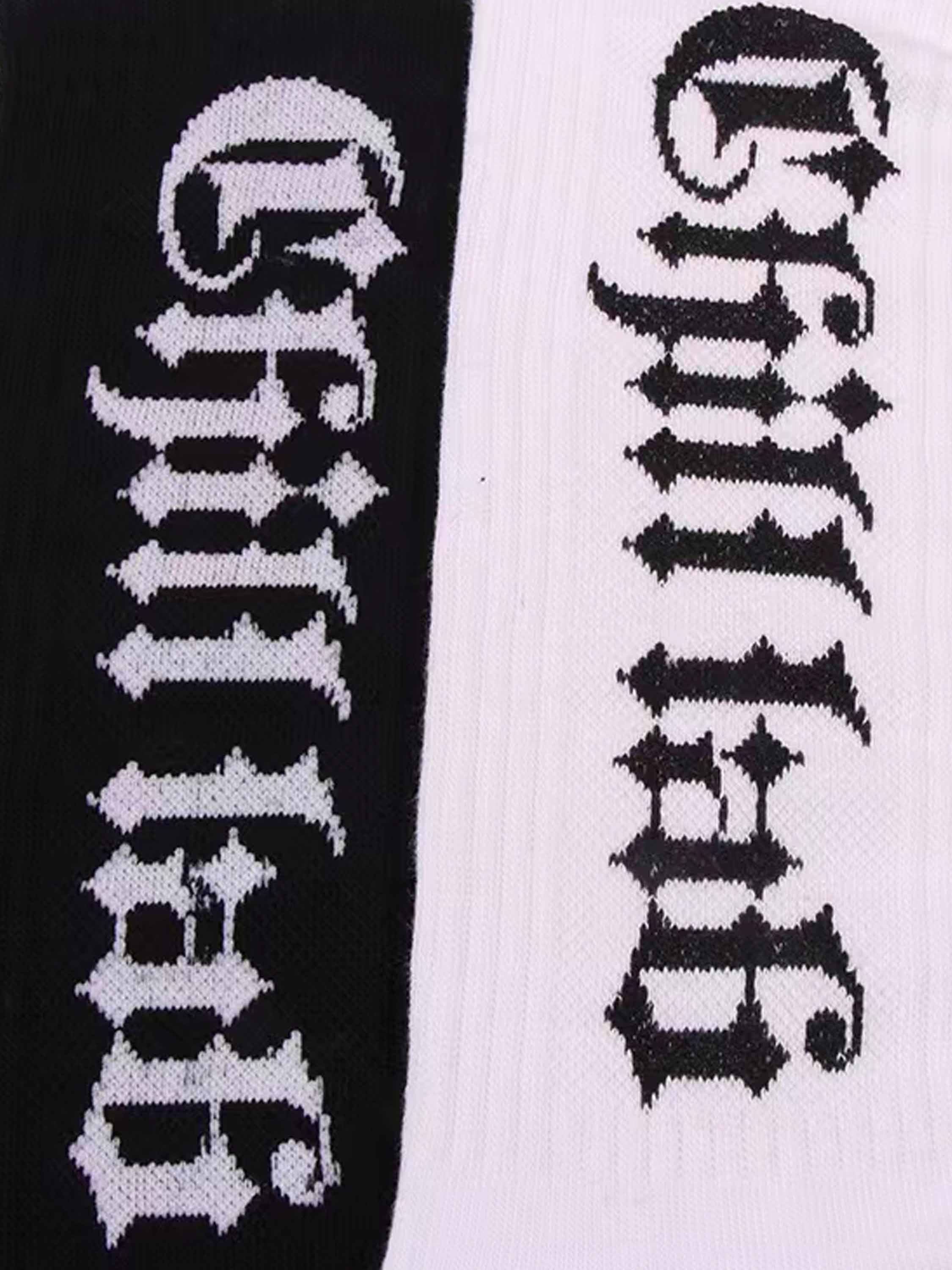 Street Hip Hop Gothic Font Stockings - 2377