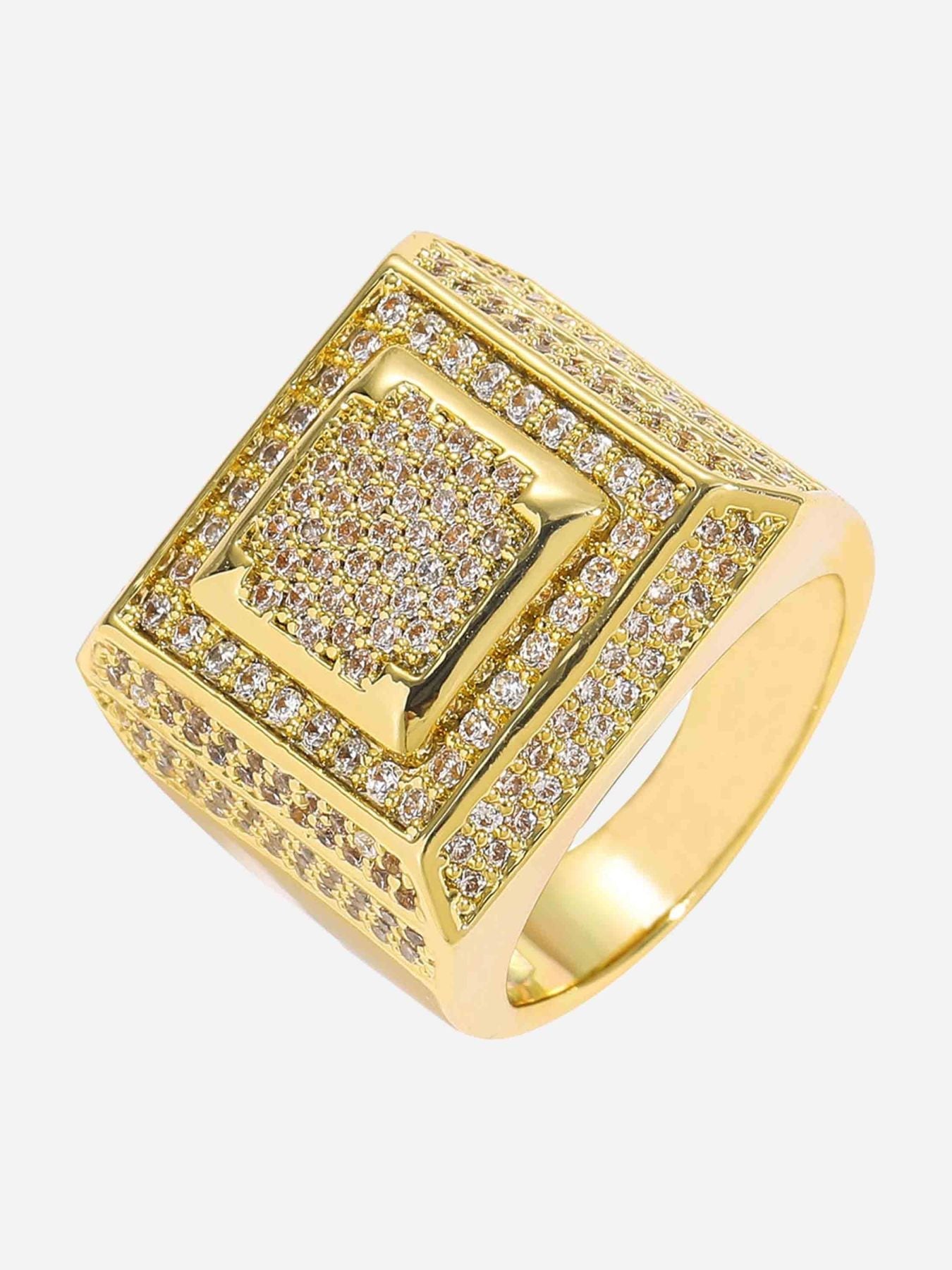 Hip Hop Zirconia Ring - 2395