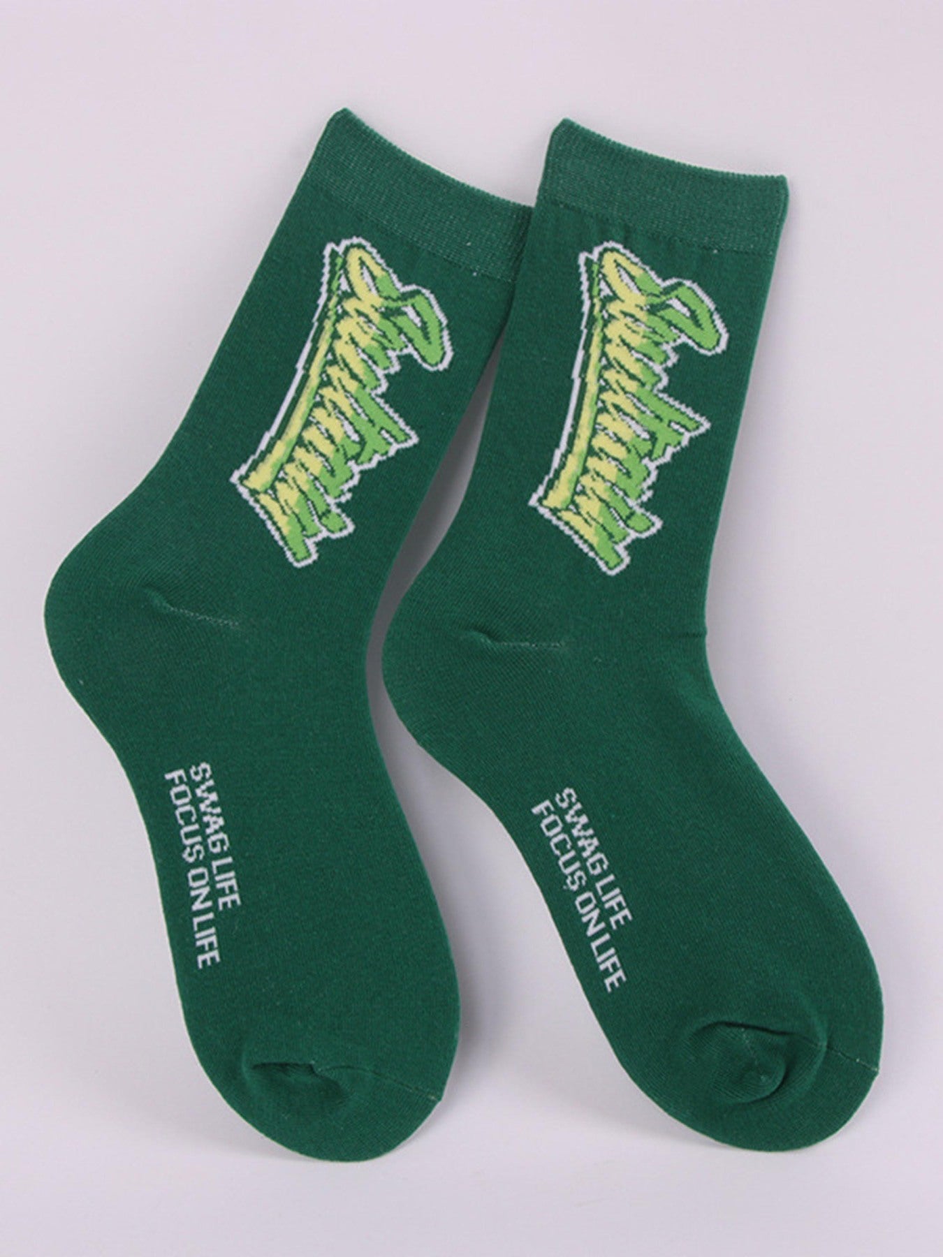 Street Graffiti Letter Socks - 2380