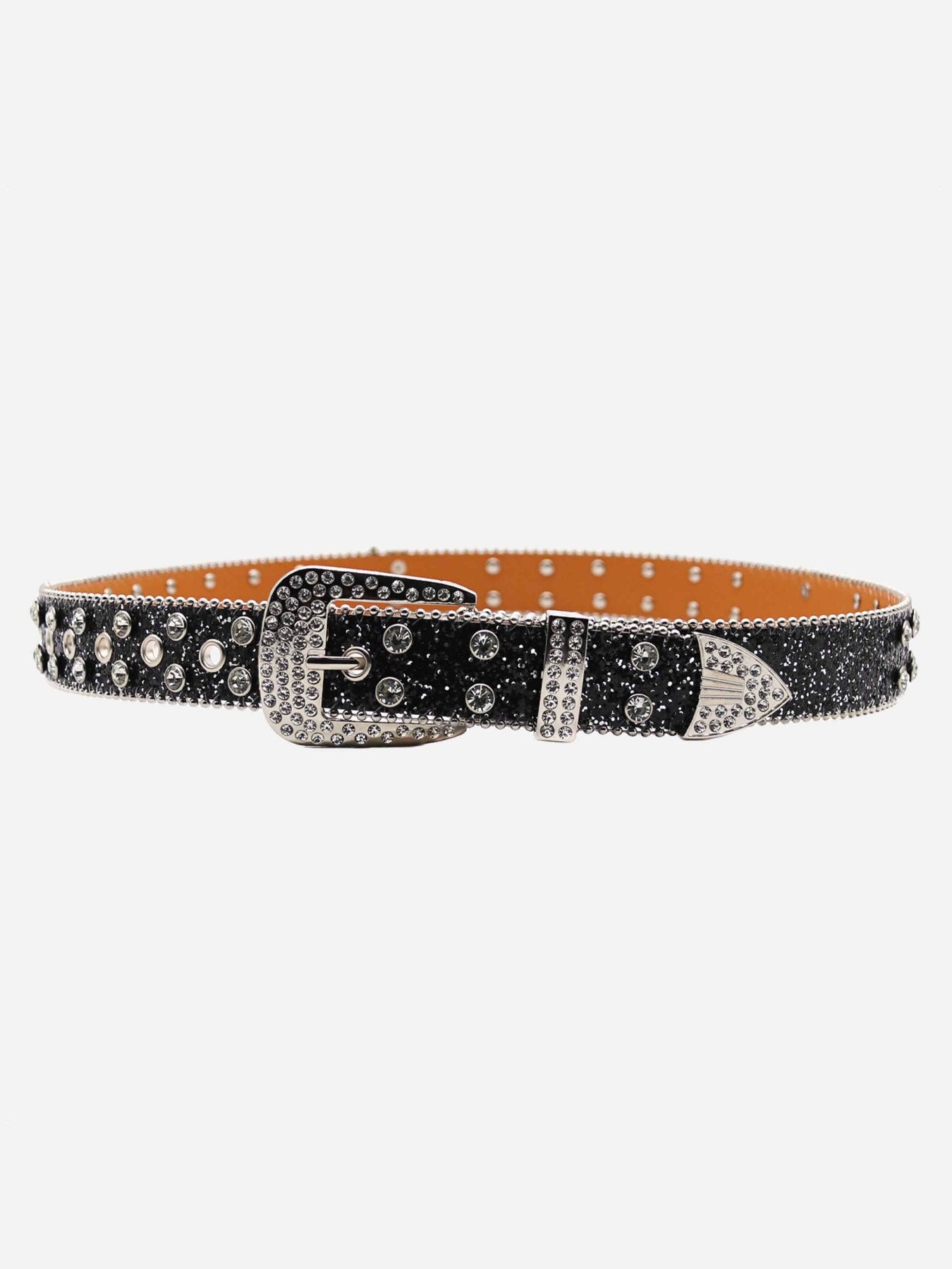 Rhinestone Skull Belt - 2349