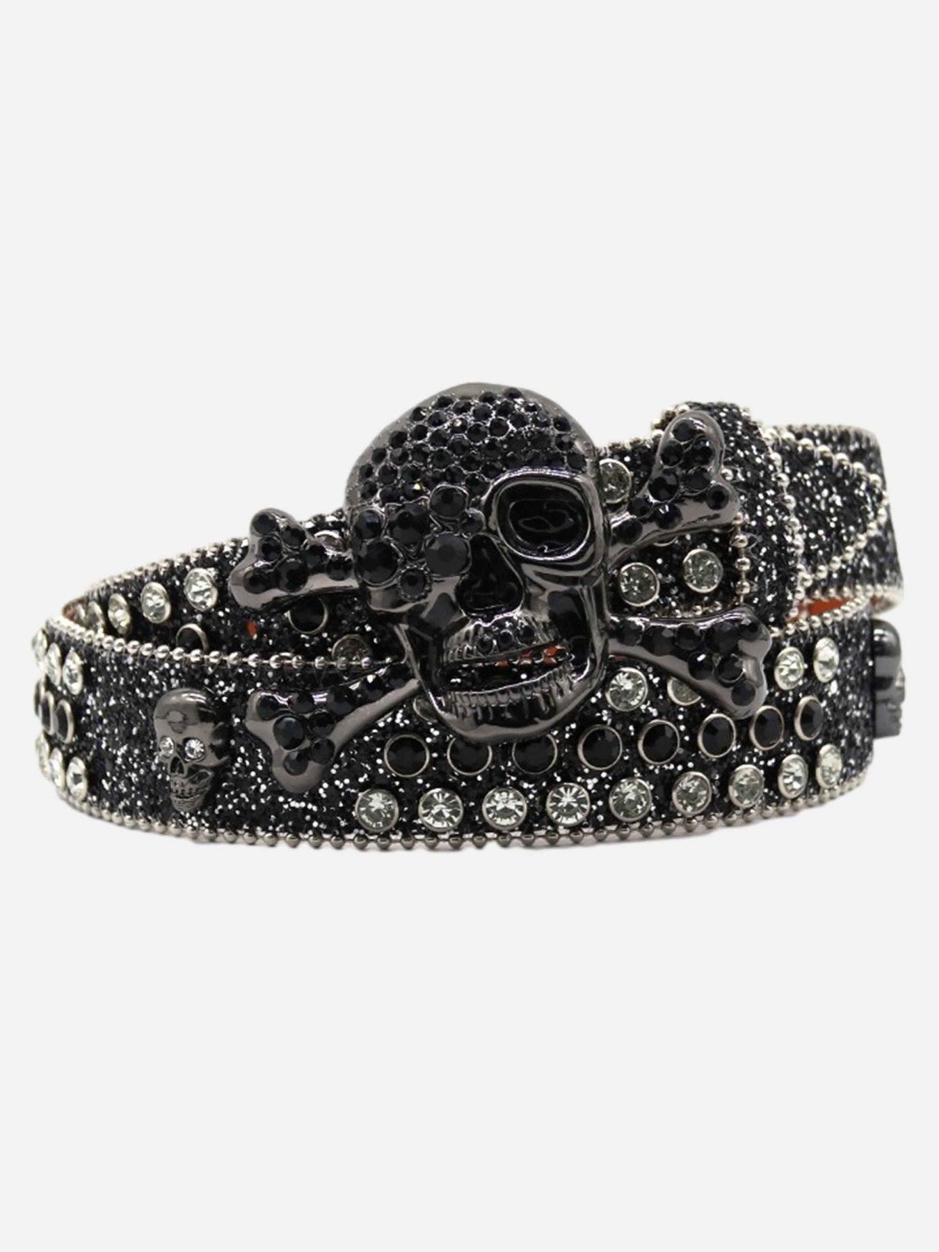 Skull Rhinestone Belt - 2344