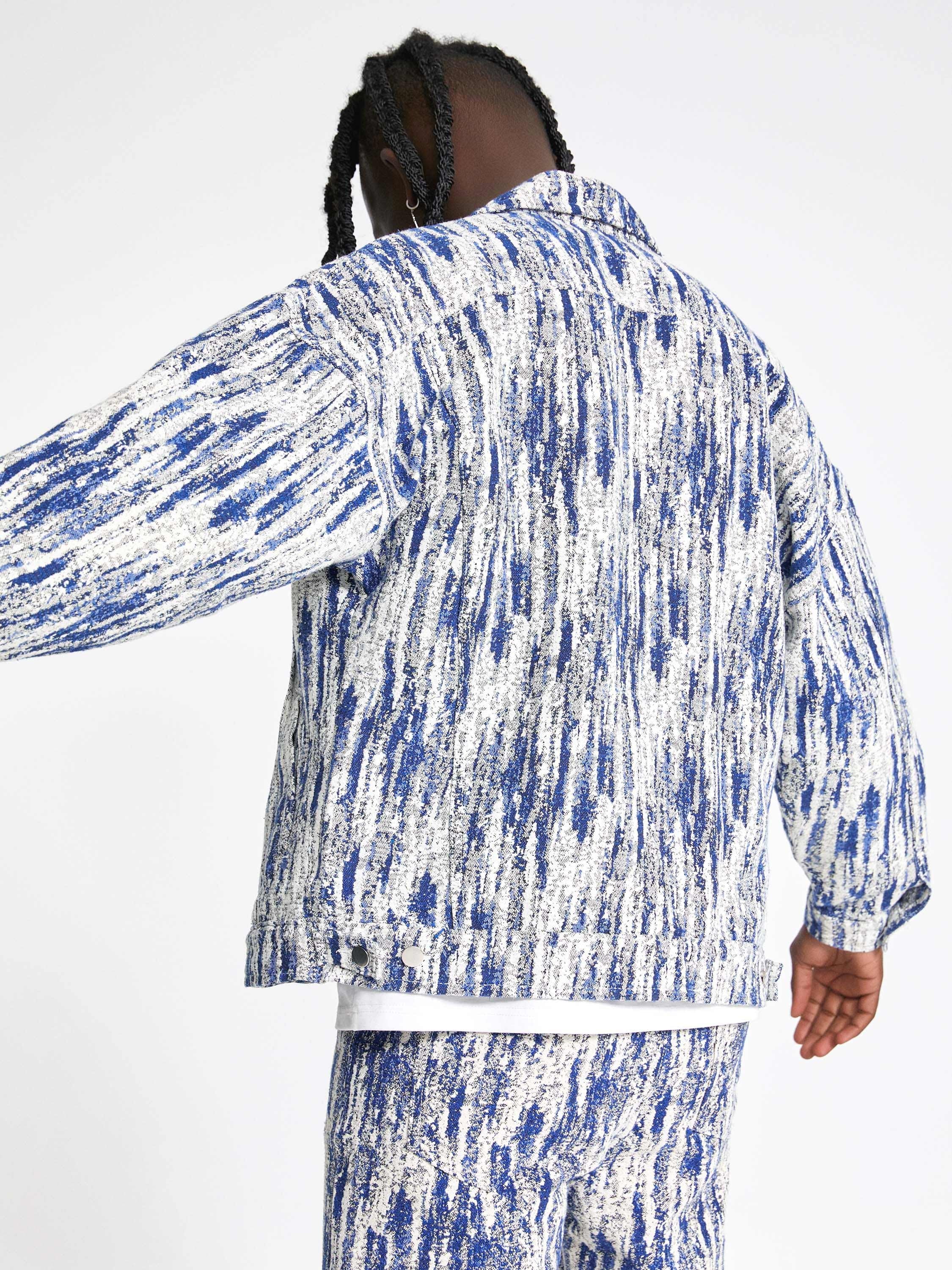 The Supermade Jacquards Straight Trucker Jacket -1013 - SuperMade®