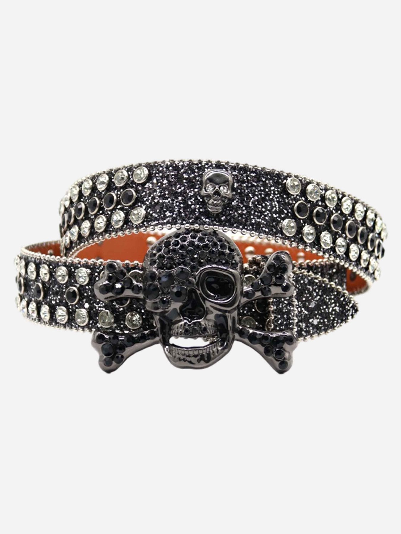 Skull Rhinestone Belt - 2344