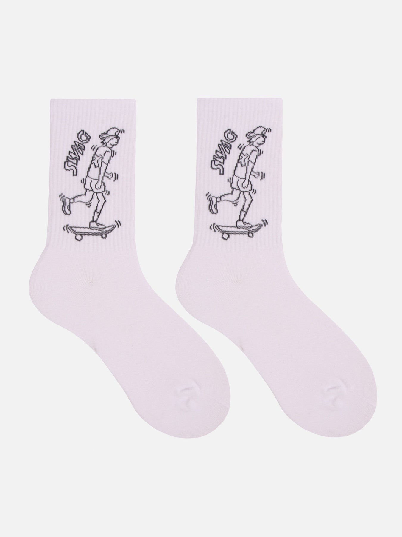 Hip-hop Sketches Of Children's Fun Mid-calf Socks - 2375