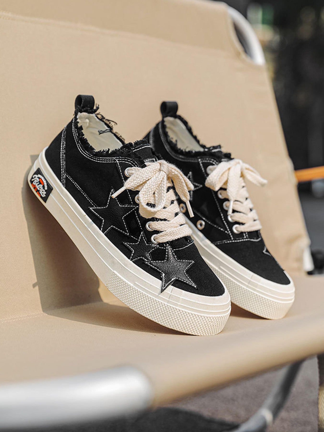 Retro Star Canvas Shoes - 23462