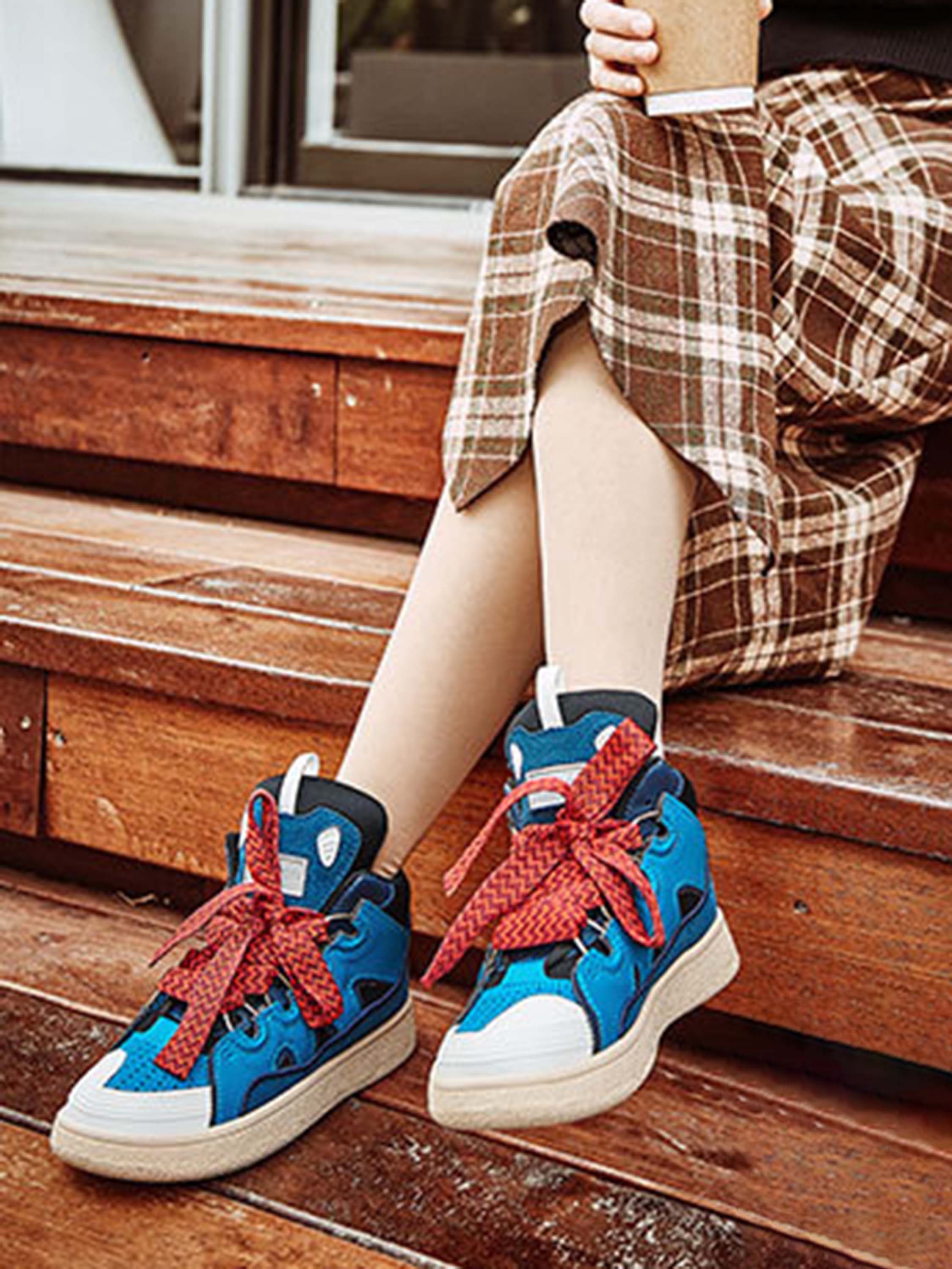 American Hip Hop High Top Casual Sneakers - 23347