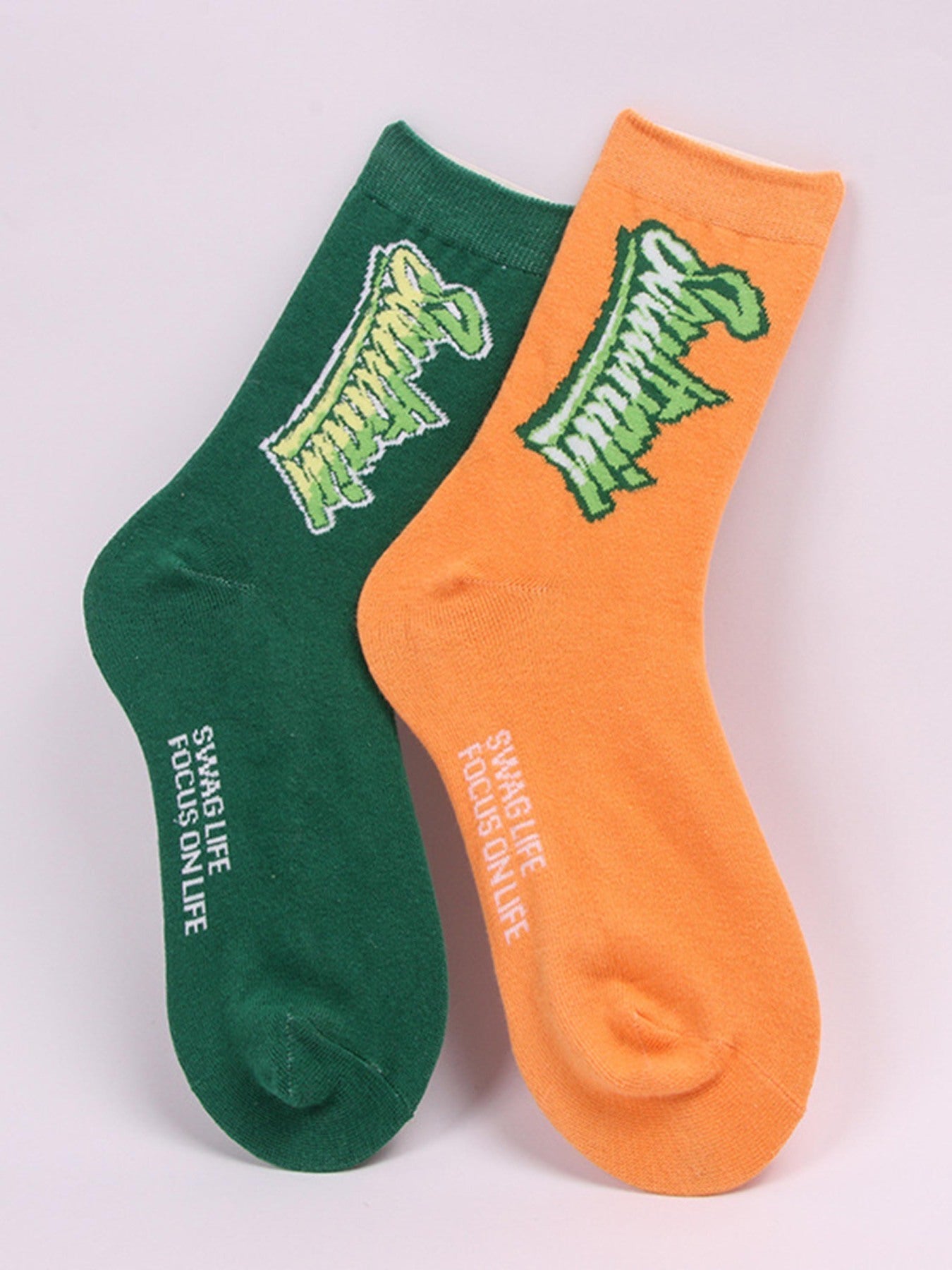 Street Graffiti Letter Socks - 2380