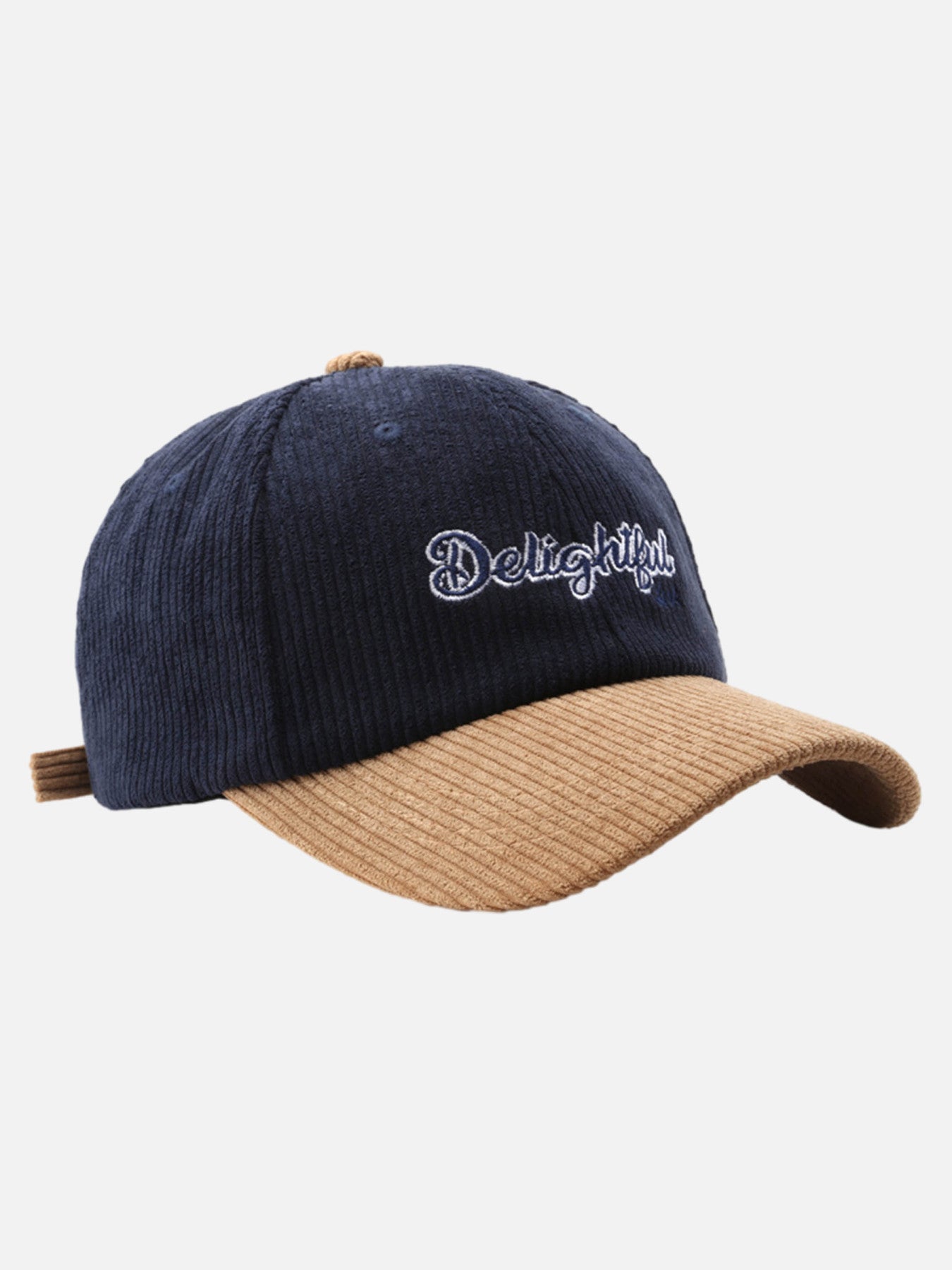 Corduroy Colorblocked Cap - 2352