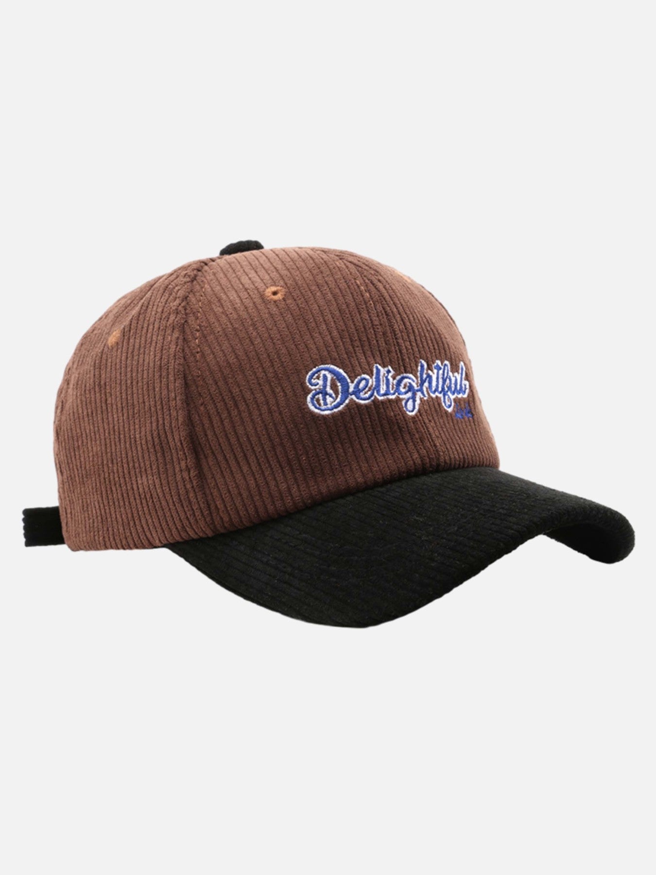 Corduroy Colorblocked Cap - 2352