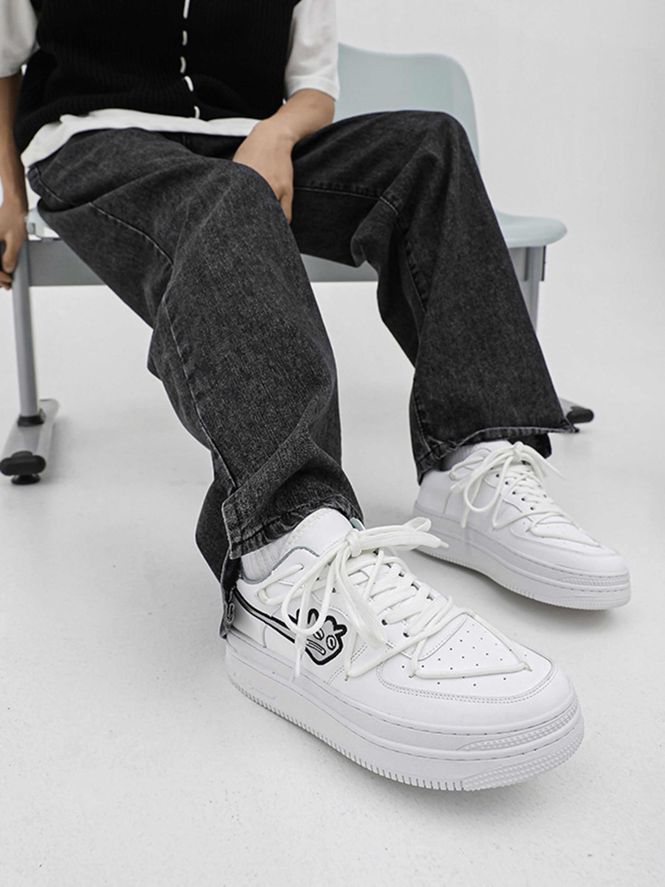 American Retro Hip-hop Monster Casual Shoes Board Shoes - 23356