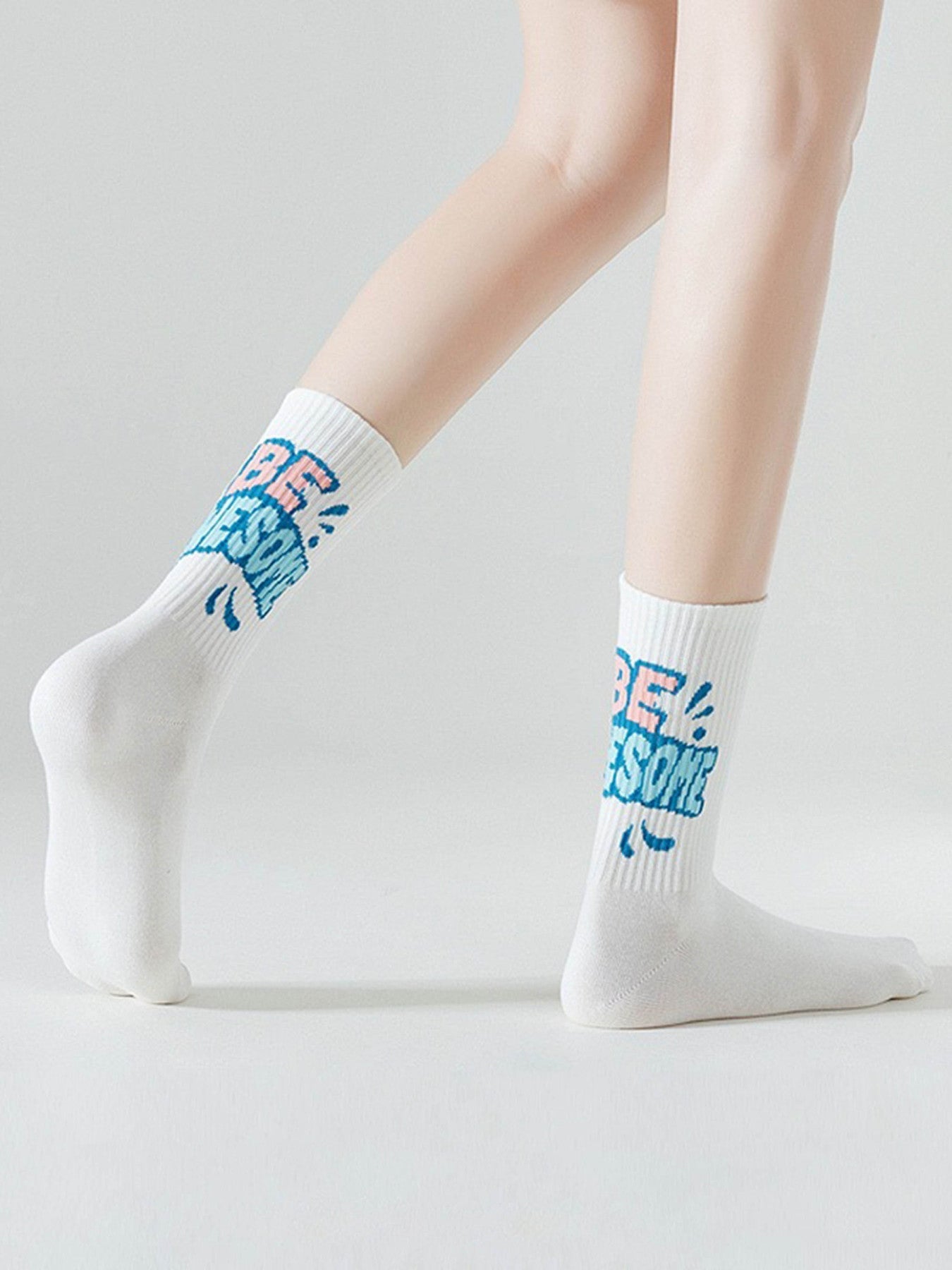 Comfortable And Versatile Mid-calf Socks - 23167