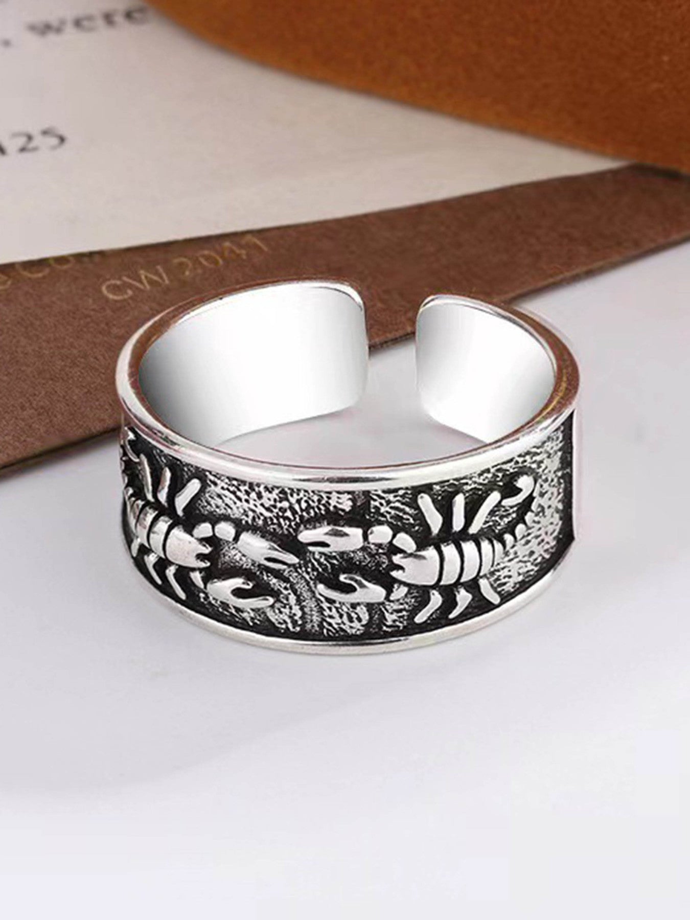 Personalized Scorpion Ring - 2389